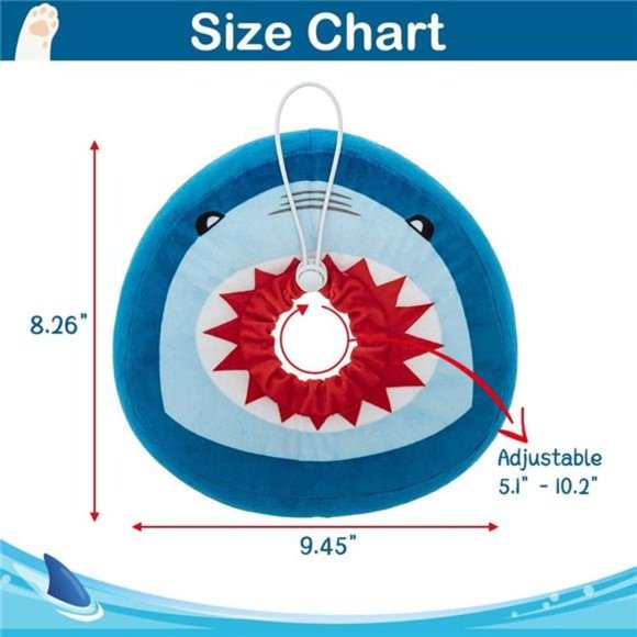 Cat Surgery Recovery Collar -Adjustable Donut Cat Cone Collar Soft, Pet E Collar - Picture 2 of 6